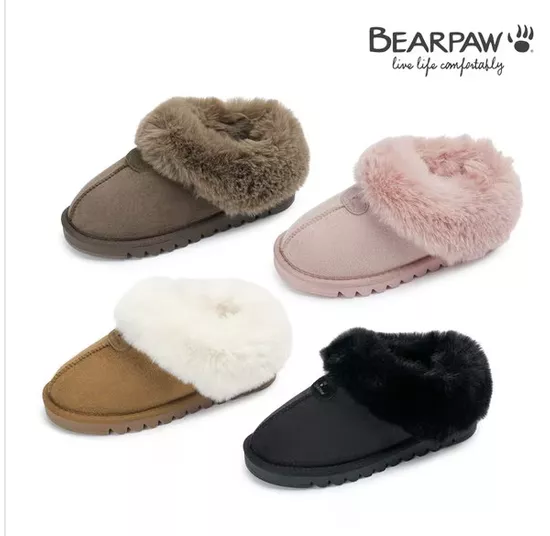 <Bearpaw> 兒童毛拖鞋 NOAH(4種)베어파우(BEARPAW) 키즈 슬리퍼 NOAH 4종 K2911QD
