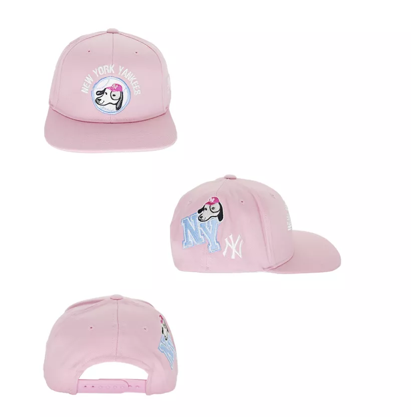 <MLB>兒童刺繡帽 MLB 키즈 자수 평챙 모자 72CPCA911 50P_P331974448