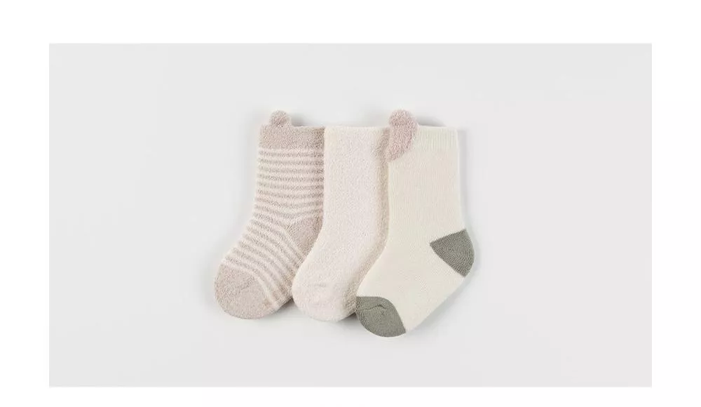 (set)冬天襪子 풀리 겨울 아기 양말 3종세트