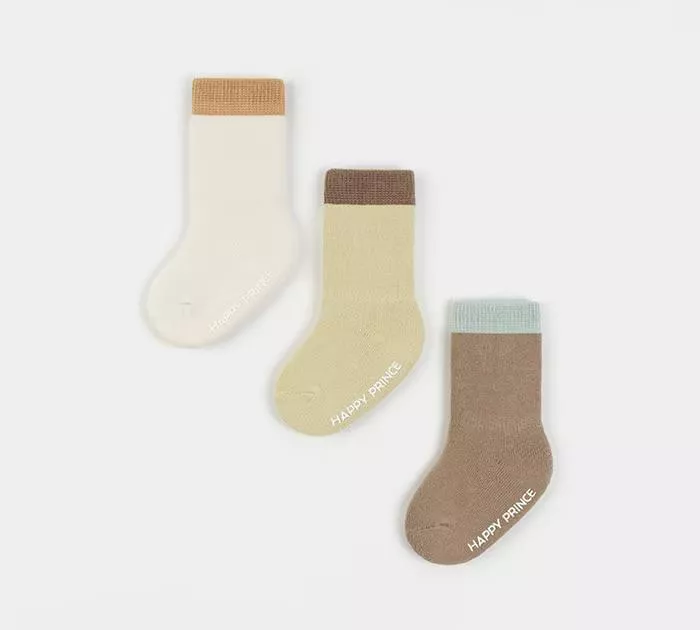 (set)簡單拼色 冬天襪子色플레인 겨울 양말 3색세트