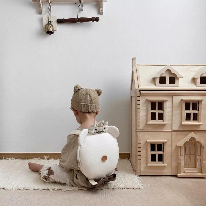 《可客製化名字》防走失後背包-附繩子