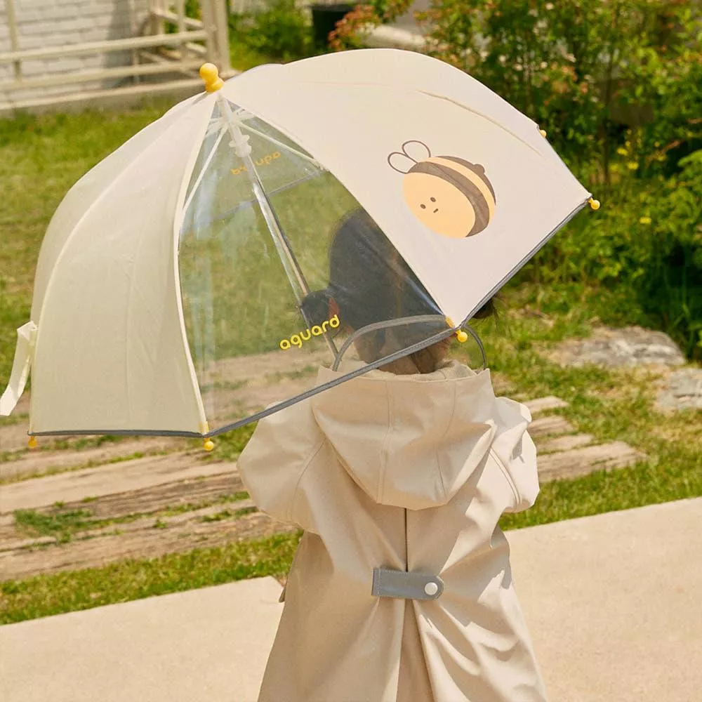 <Aguard>透明兒童雨傘-蜜蜂