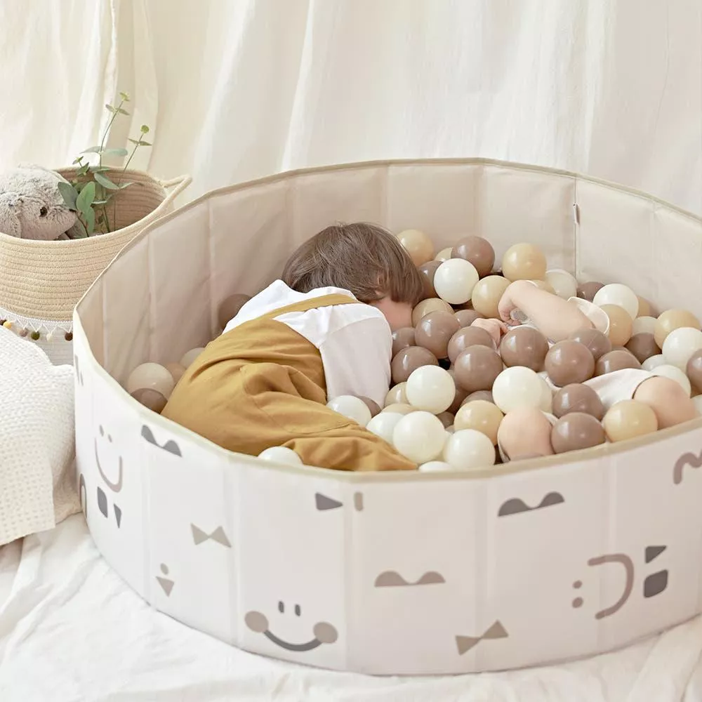 笑臉遊戲池/球池-贈送內墊