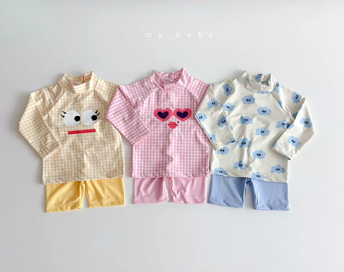 <Mybebe>泳裝SET（泳衣+泳褲）