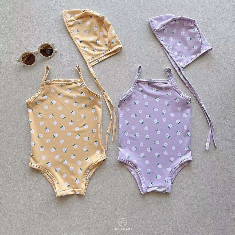 <Holicmade>泳裝SET（泳衣+泳帽）