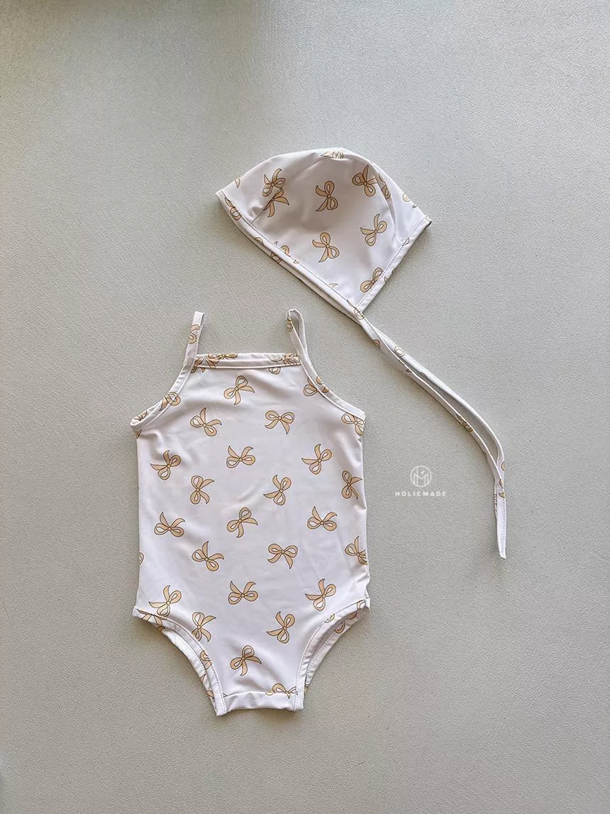 <Holicmade>泳裝SET（泳衣+泳帽）