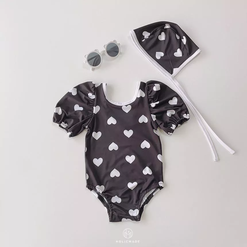 <Holicmade>泳裝SET（泳衣+泳帽）