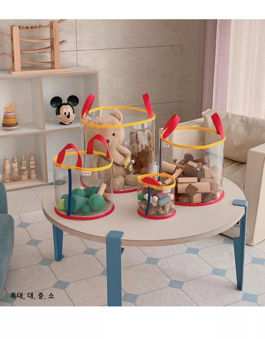 透明收納籃-無蓋（多尺寸多色）