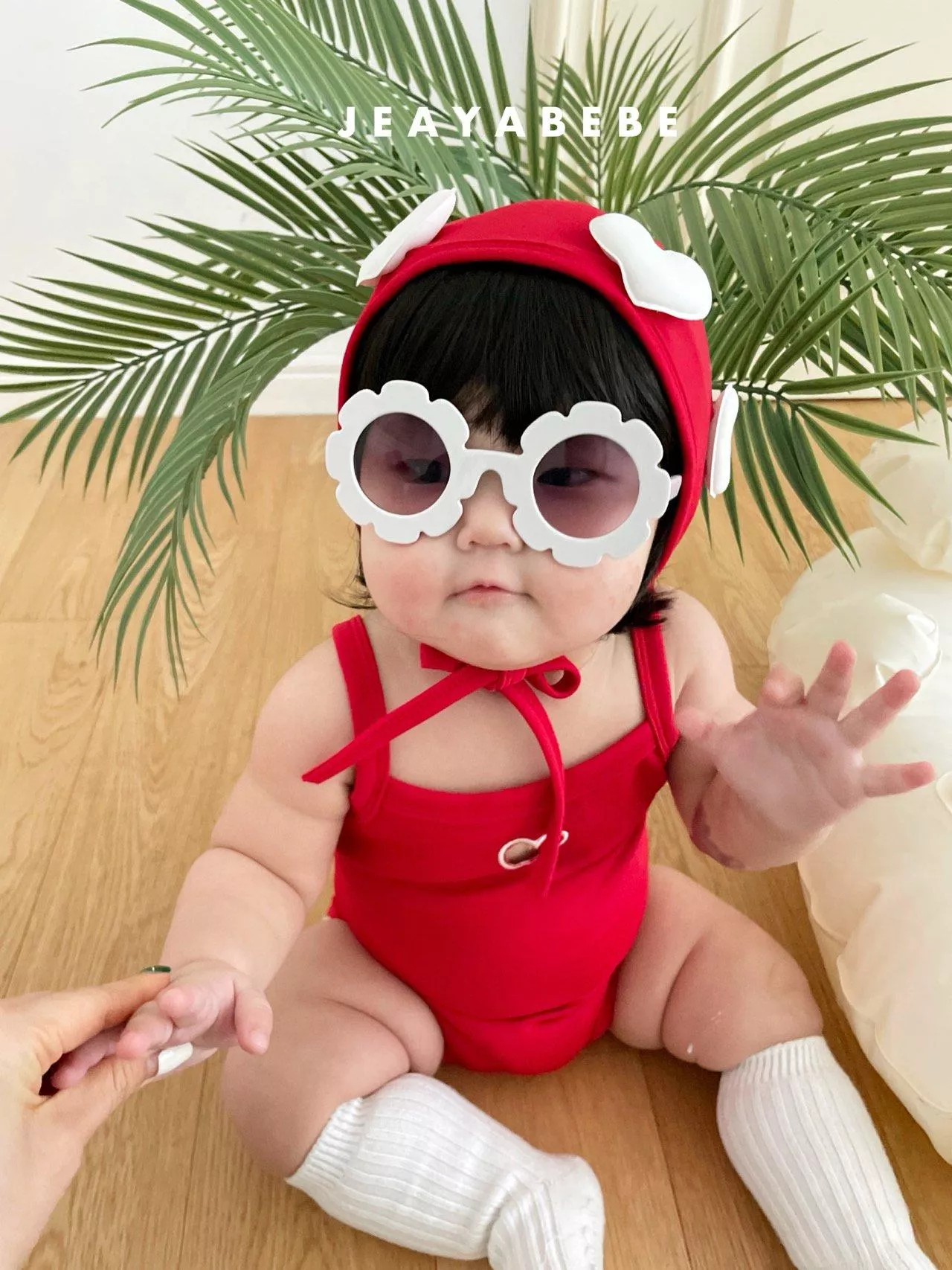 <jeayabebe>泳裝（泳衣+泳帽）