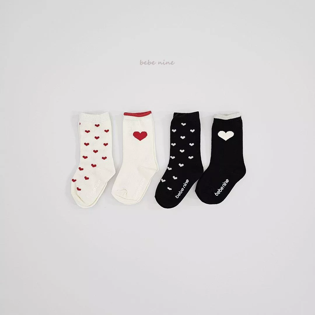 <Bebenine>1st襪子（一組4入）