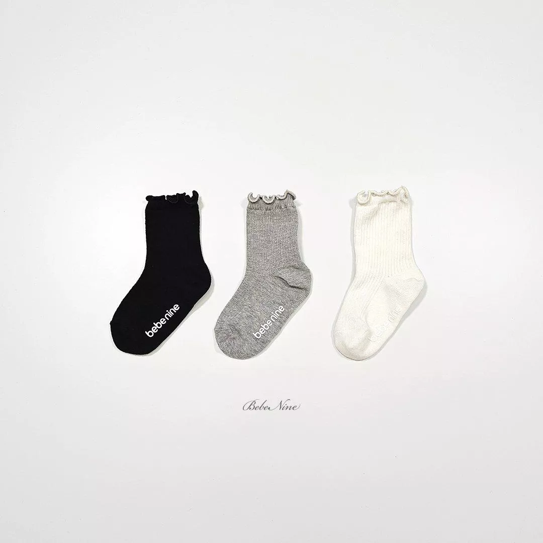 <Bebenine>1st襪子（一組3入）