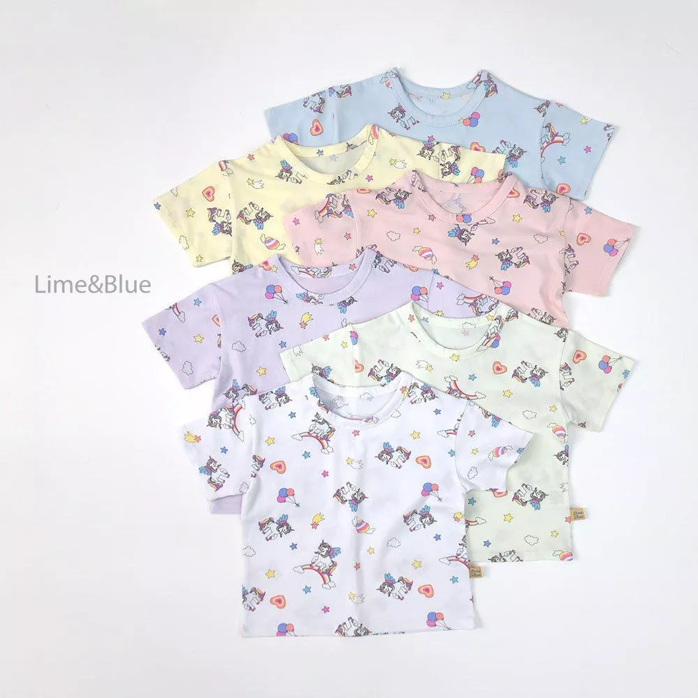 <limenblue>獨角獸上下套裝