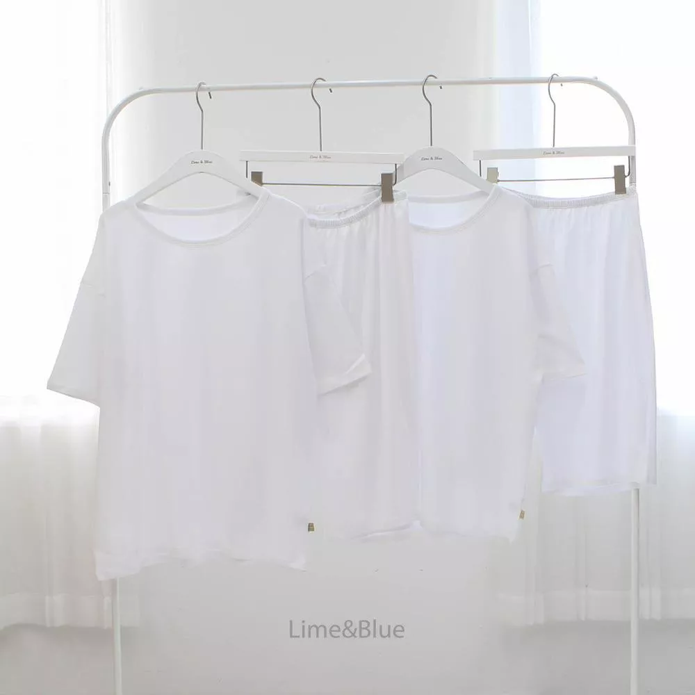 <limenblue>素色上下套裝-大人