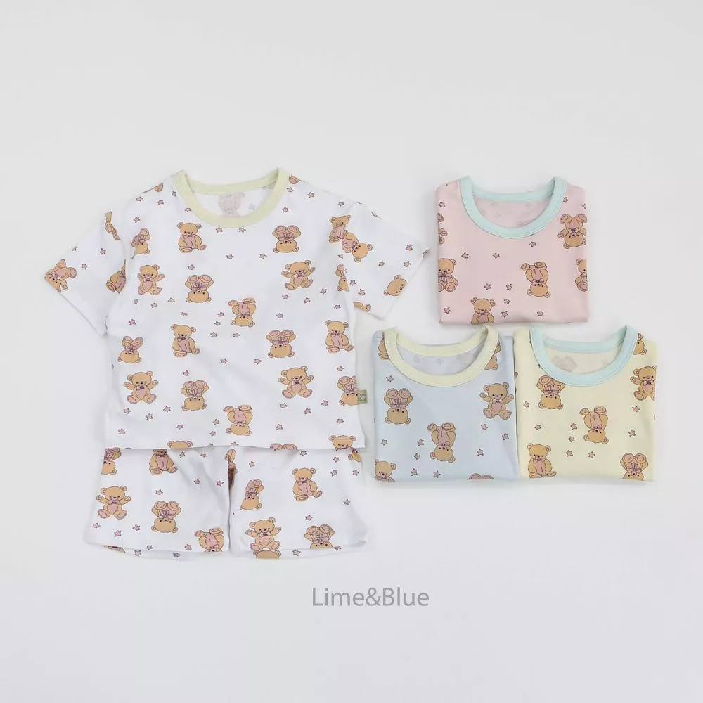 <limenblue>熊熊上下套裝