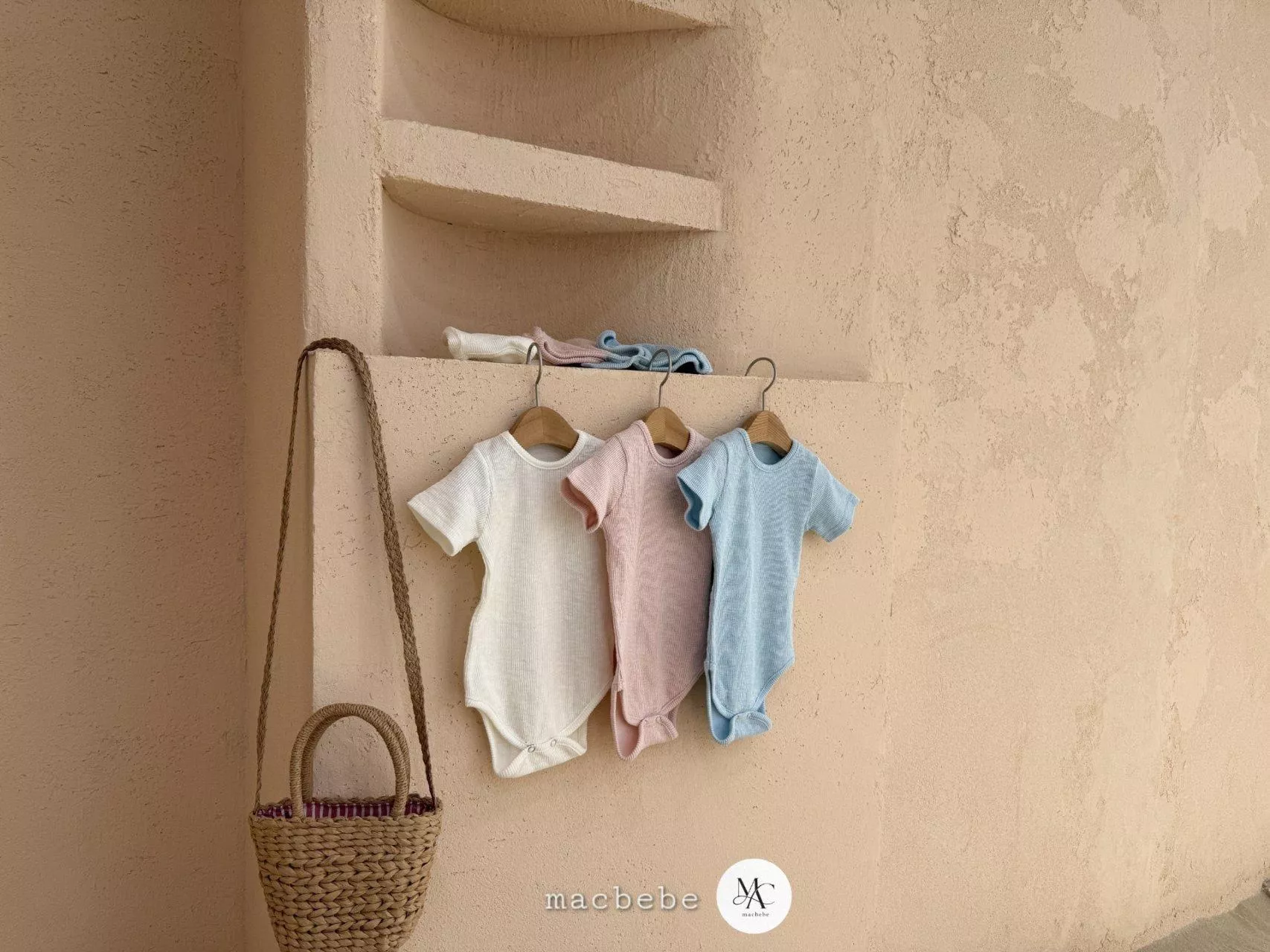 <Macbebe>包屁衣+帽子set