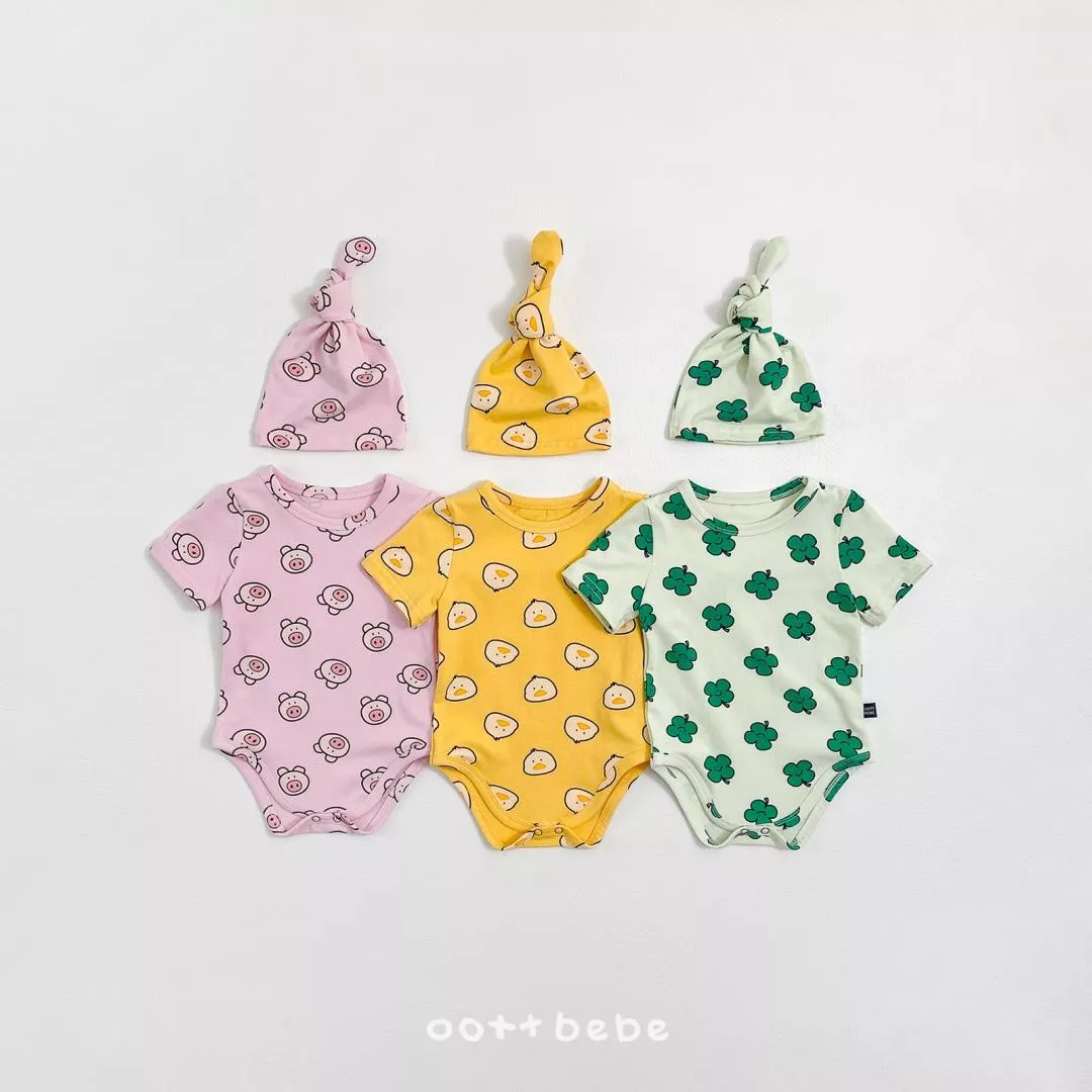 <Oottbebe26夏>包屁衣+帽子