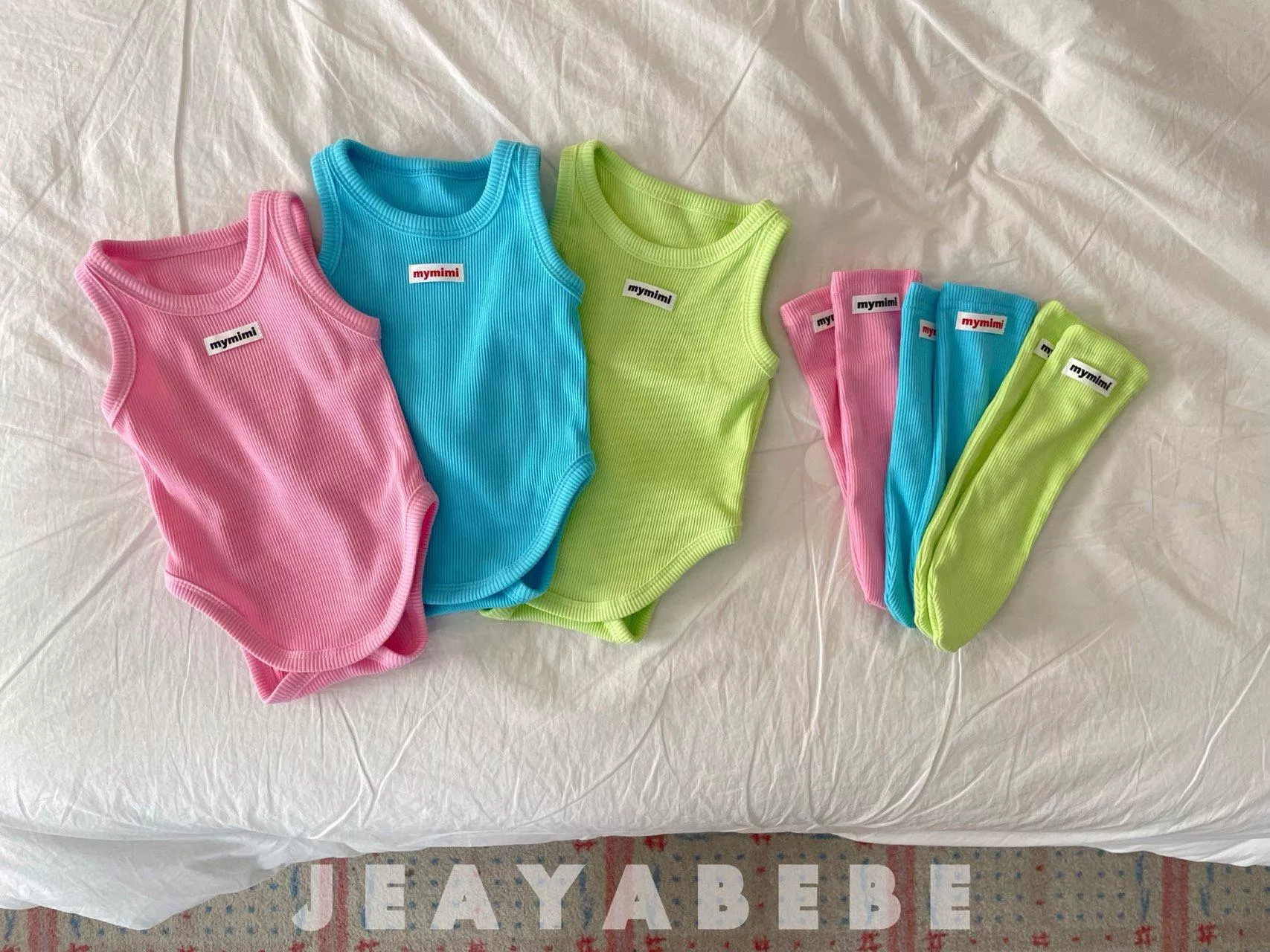 <Jeayabebe26夏>包屁衣+襪子