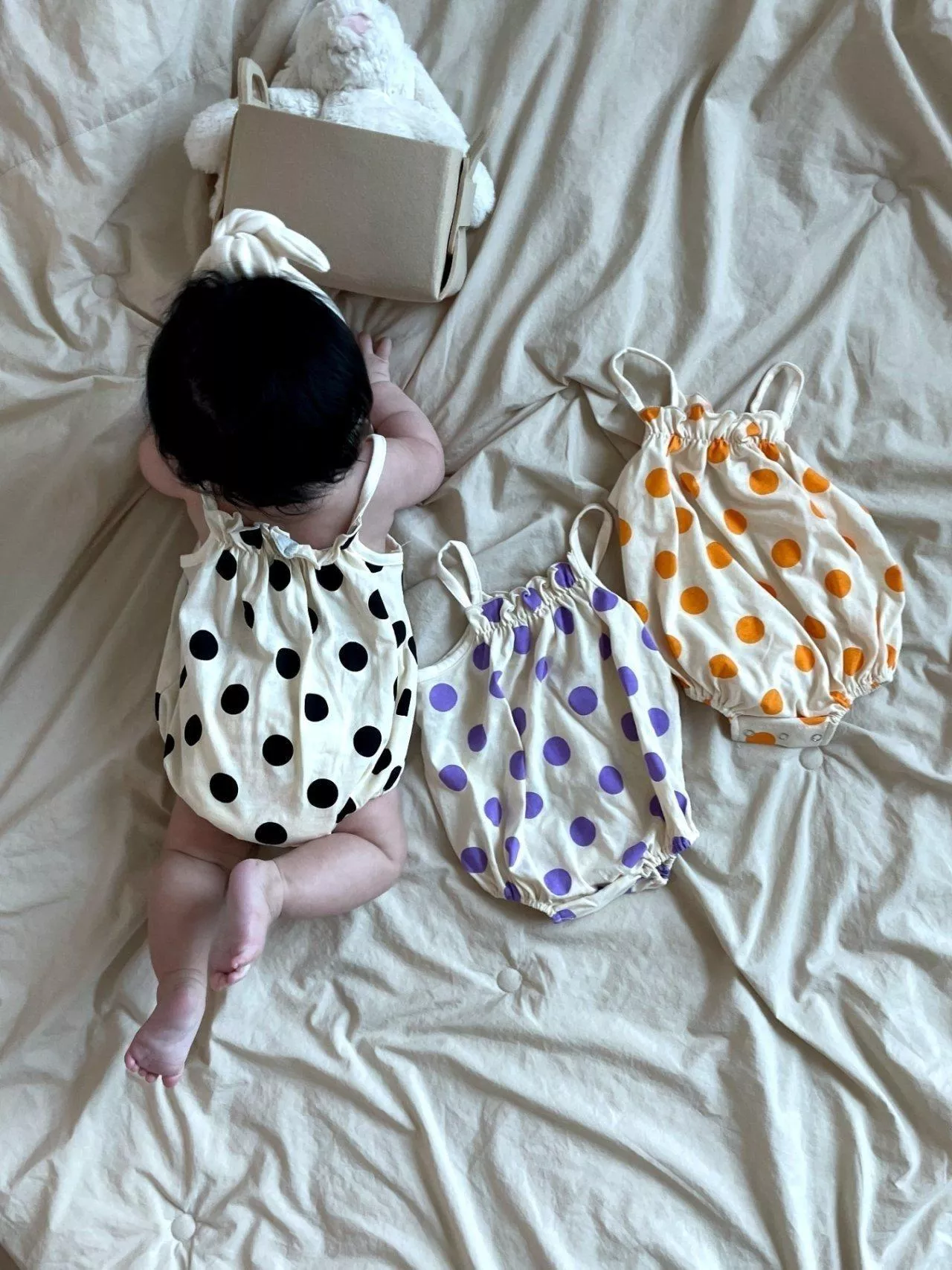 <Moran26夏>包屁衣+髮帶