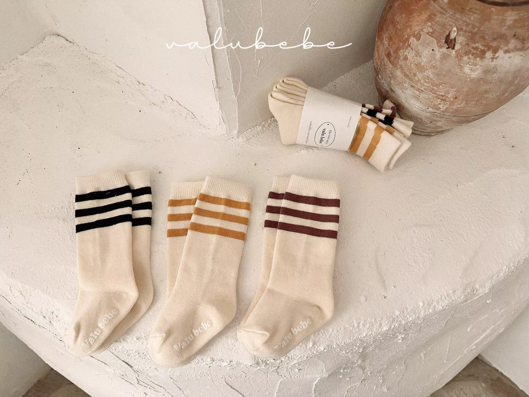<Valubebe 26夏>襪子[一組三色）