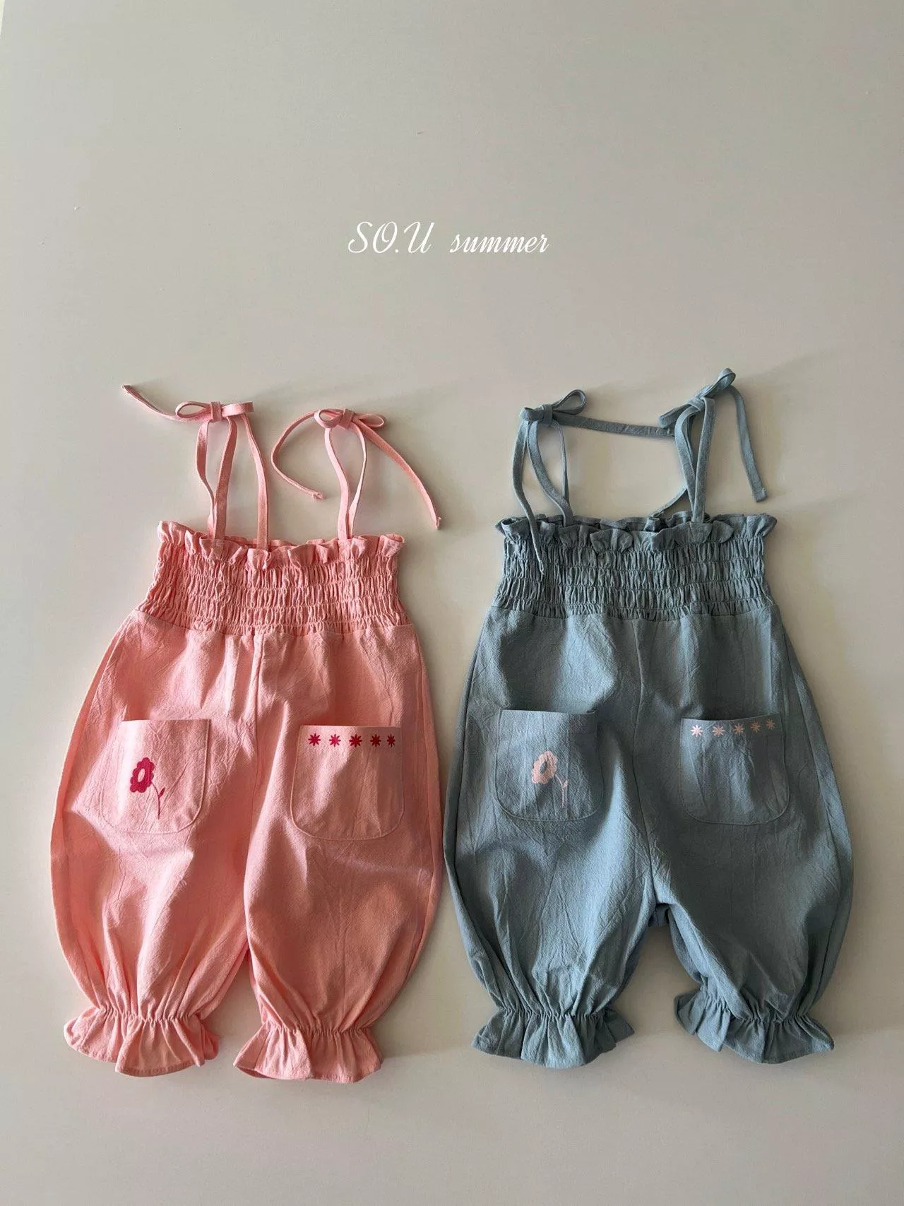 <So.u夏>吊帶褲