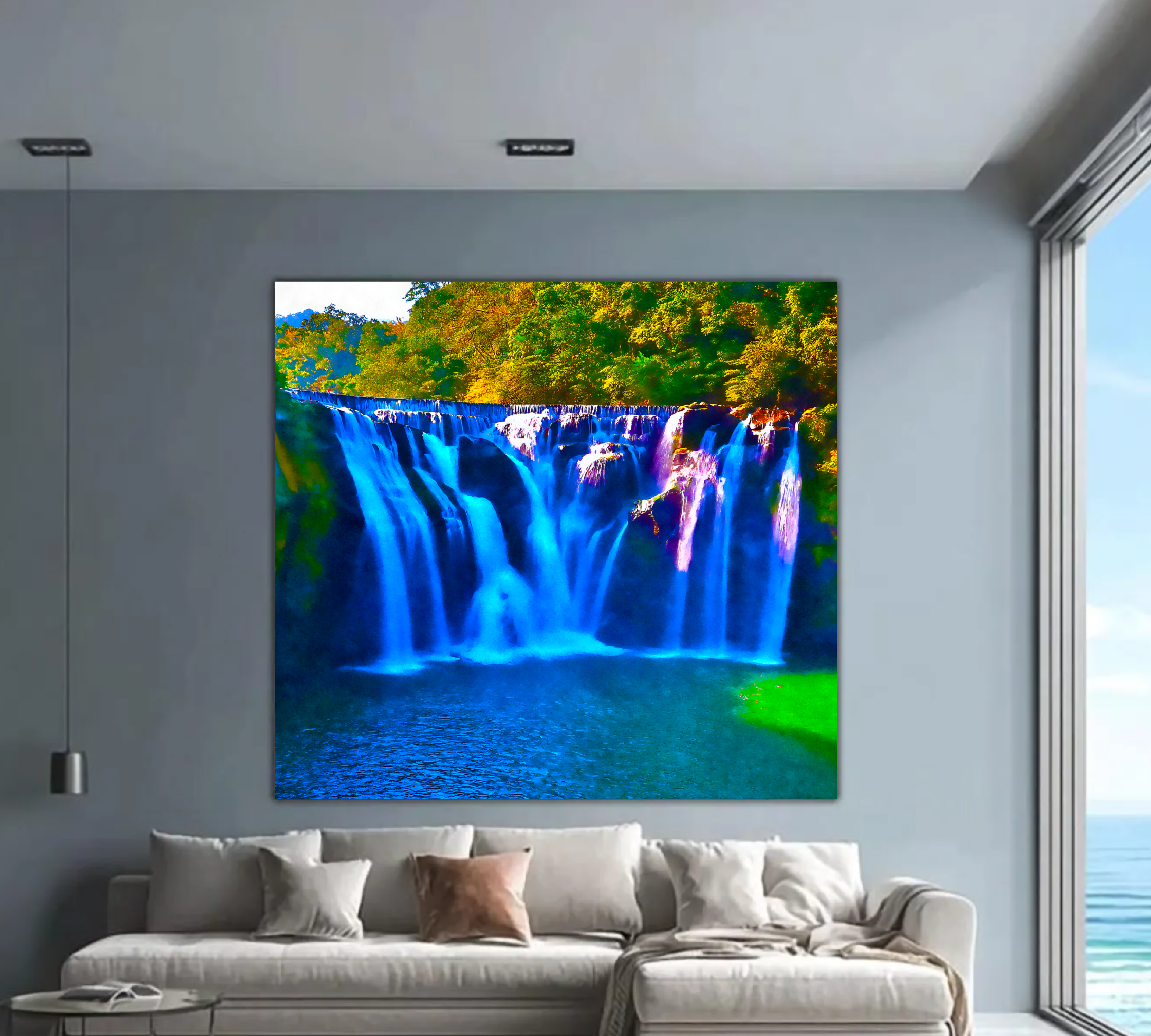 幫客戶預覽在室內的展示效果