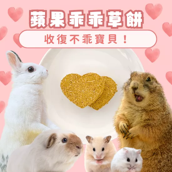 兔鼠乖乖蘋果草餅