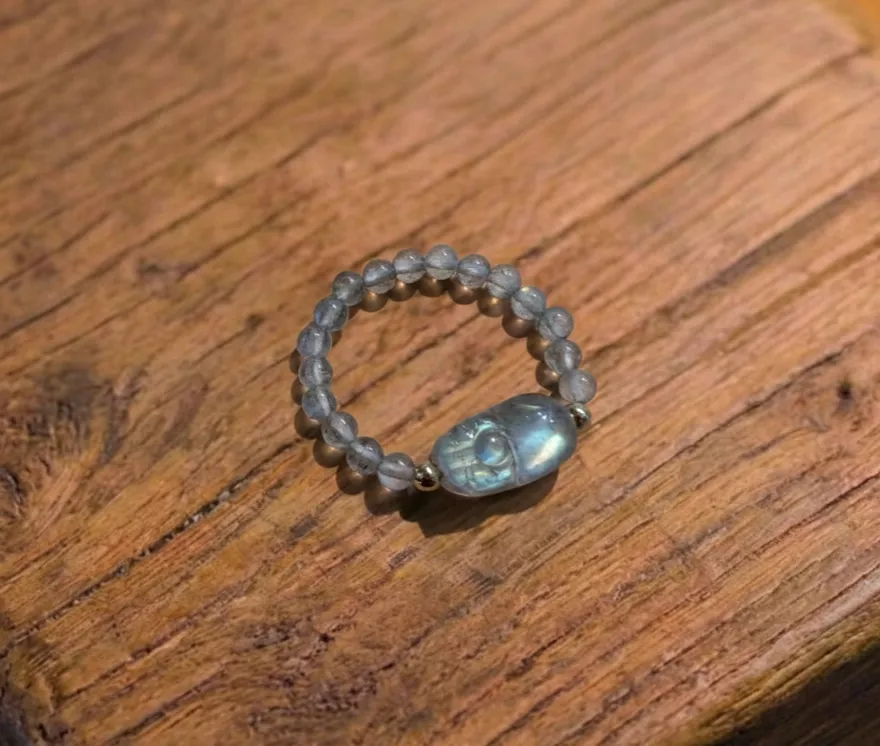 琵貅招財戒指｜細珠轉運款・日常配戴