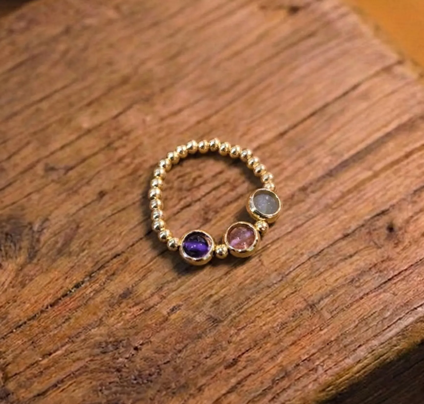 三石能量戒指｜智慧・愛情・人緣的日常守護