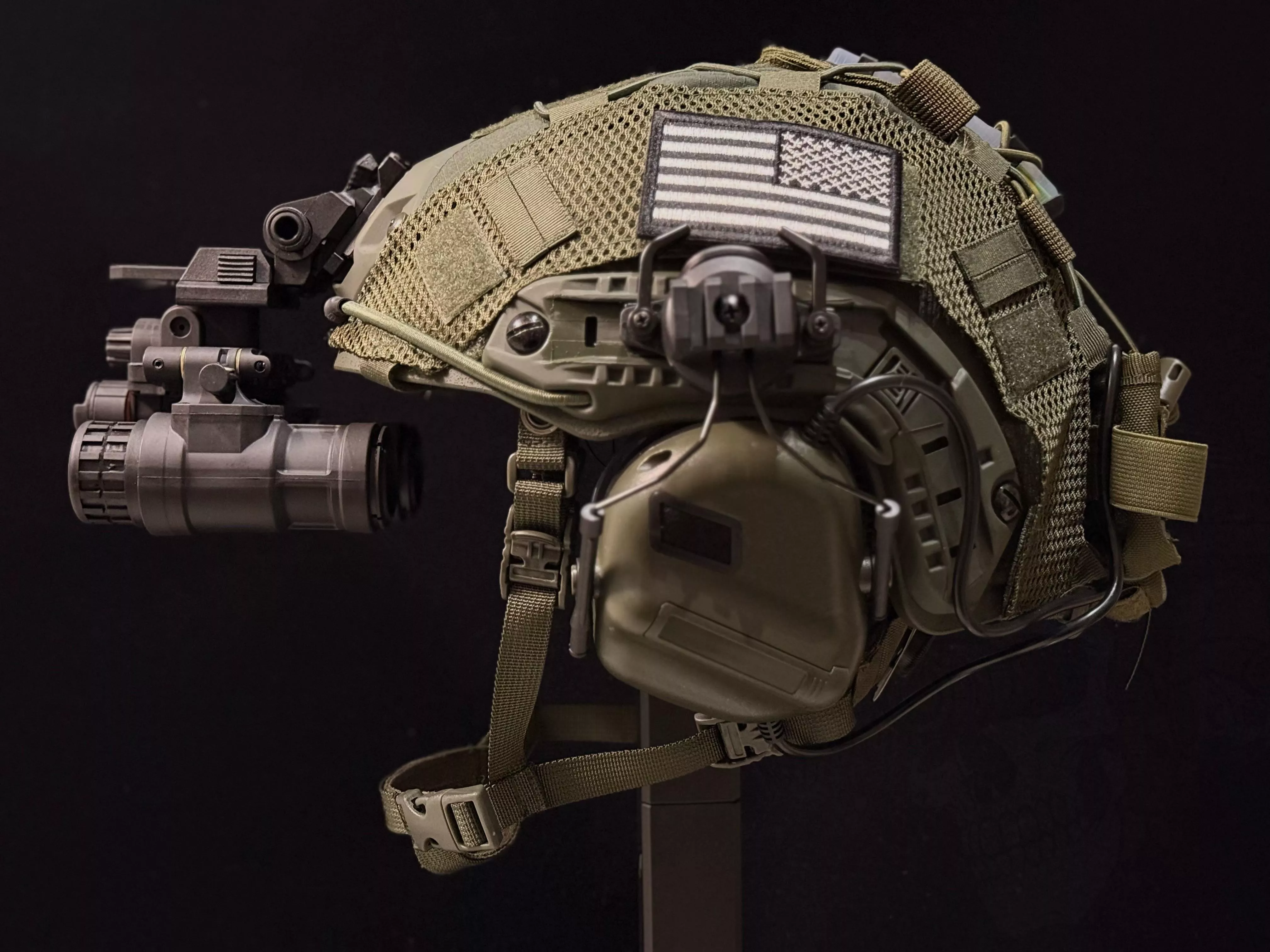 （JustOne) FAST 戰術頭盔 FMA AN PVS-31 夜視鏡 戰術頭盔