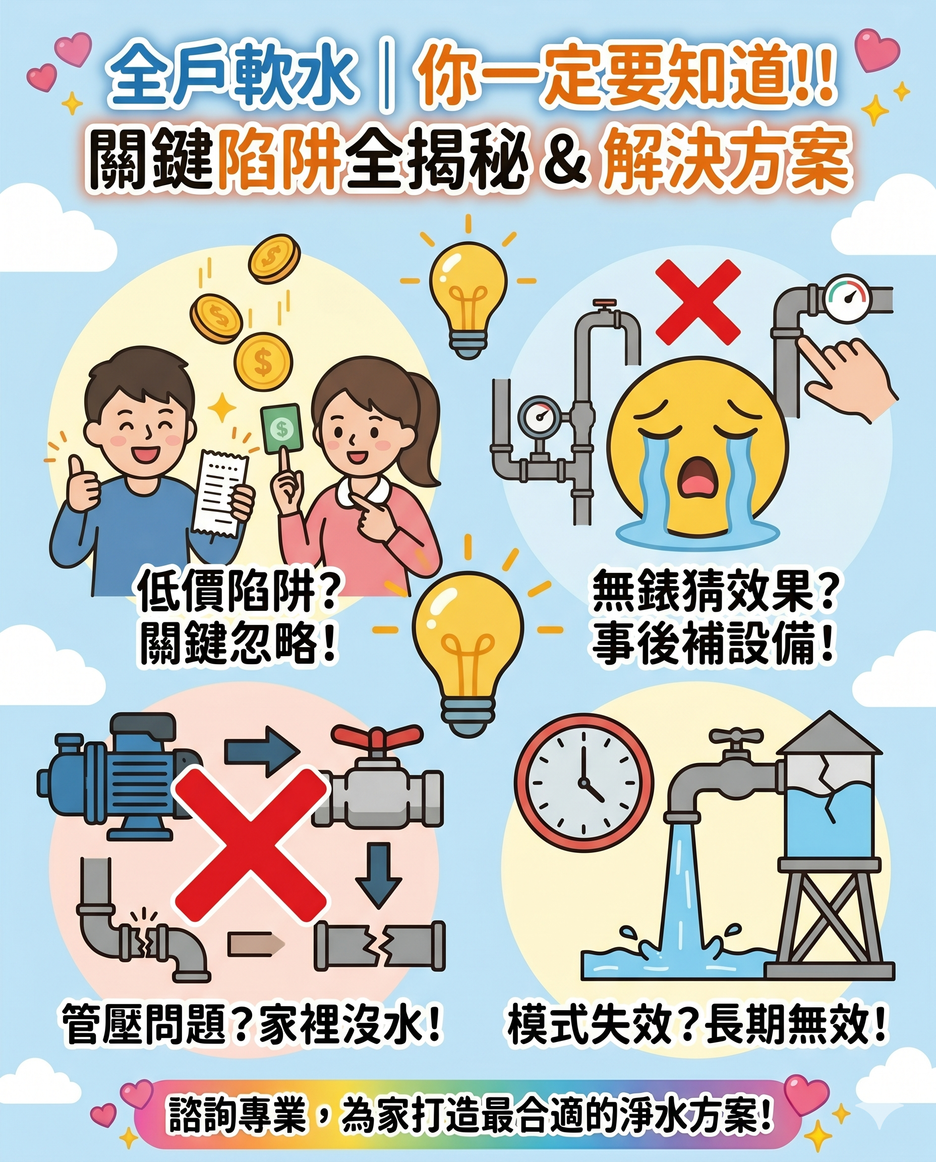 全戶軟水優缺點解析｜常見問題與解決方案一次搞懂