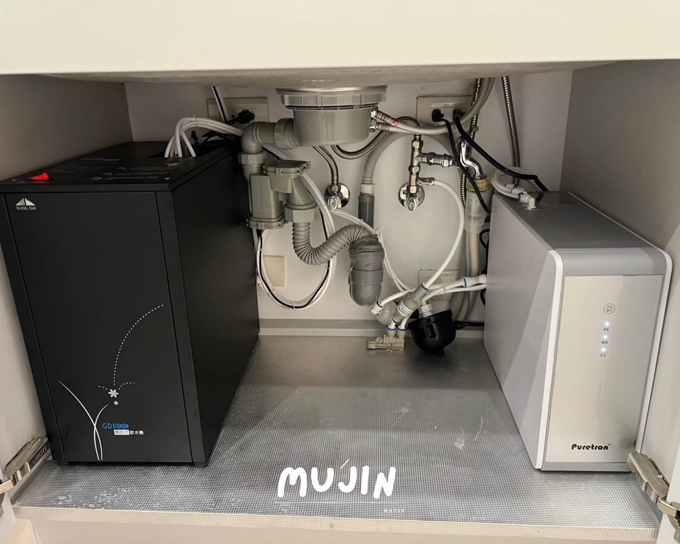 台南安南區全戶軟水機與RO淨水器安裝完成圖