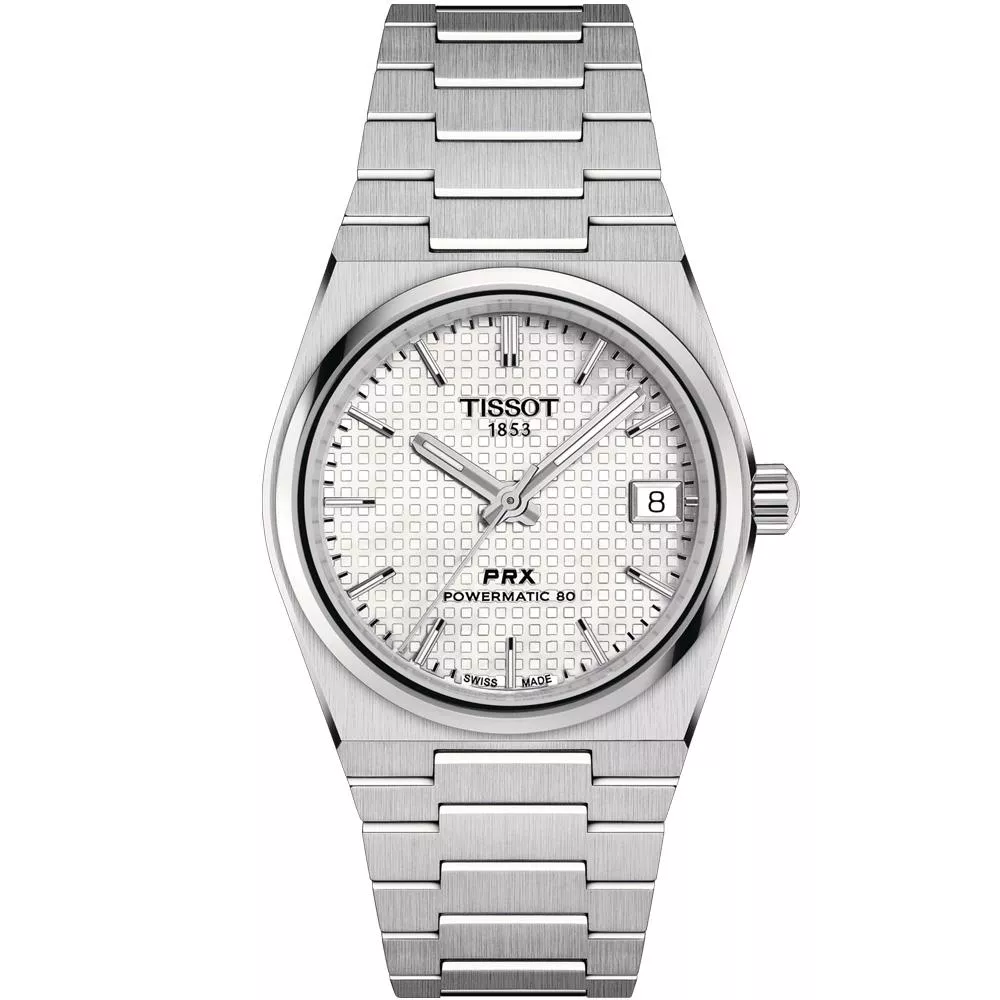 TISSOT 天梭 官方授權 PRX系列 80小時動力機械腕錶-35mm T1372071111100