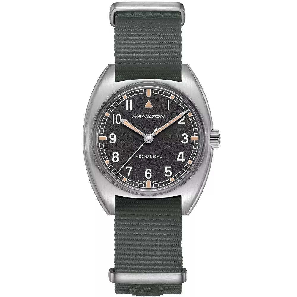 Hamilton Khaki 飛行員先鋒手動上鍊軍用機械錶(H76419931)36x33mm