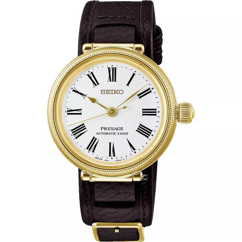 SEIKO 精工錶 Presage 創業145週年紀念限量琺瑯機械錶-35mm_SK040 SPB538J1/6R51-00E0J