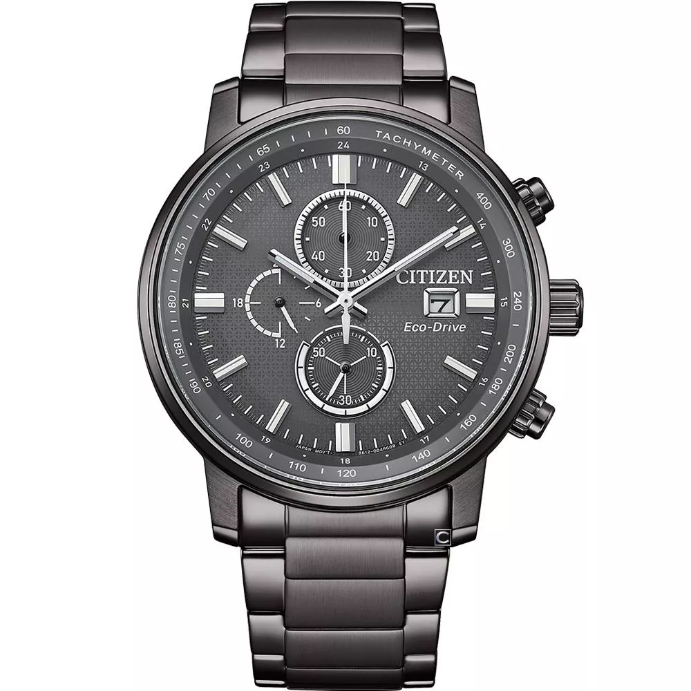 CITIZEN 星辰  光動能碼錶計時錶款 男錶 手錶 禮物-CA0847-88H