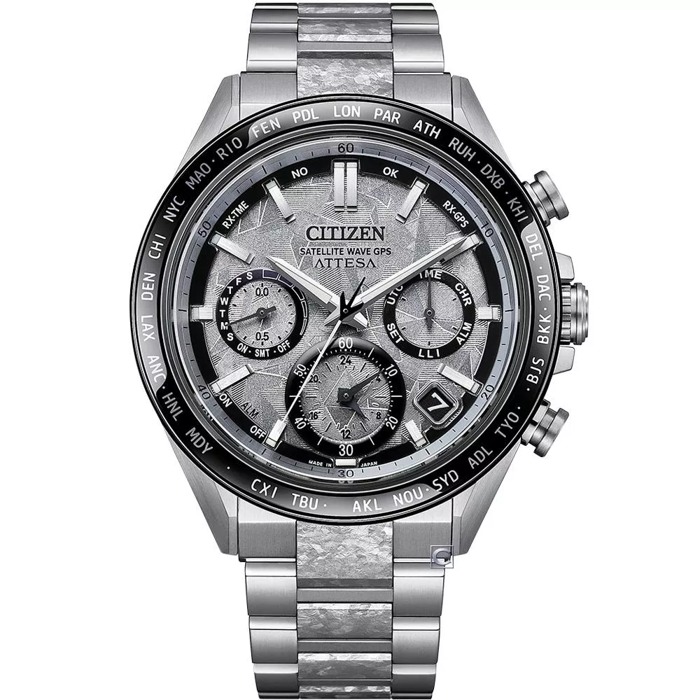 CITIZEN 星辰錶 ATTESA Platinum Shine 系列 GPS衛星對時 男錶 手錶-CC4076-65A