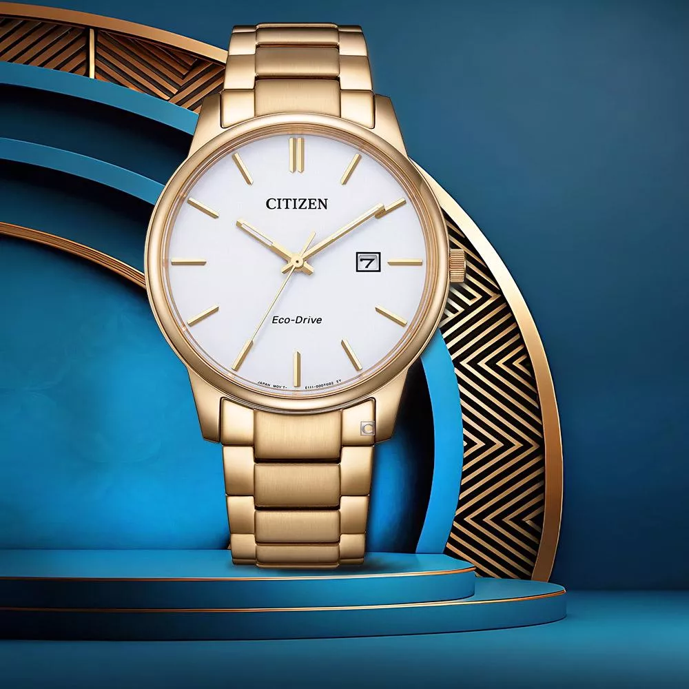 CITIZEN 星辰錶 光動能錶 經典三針腕錶 男錶 手錶-BM6973-97A