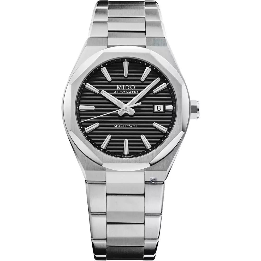MIDO 美度 Multifort 8 One Crown-40mm黑 M0555071105100