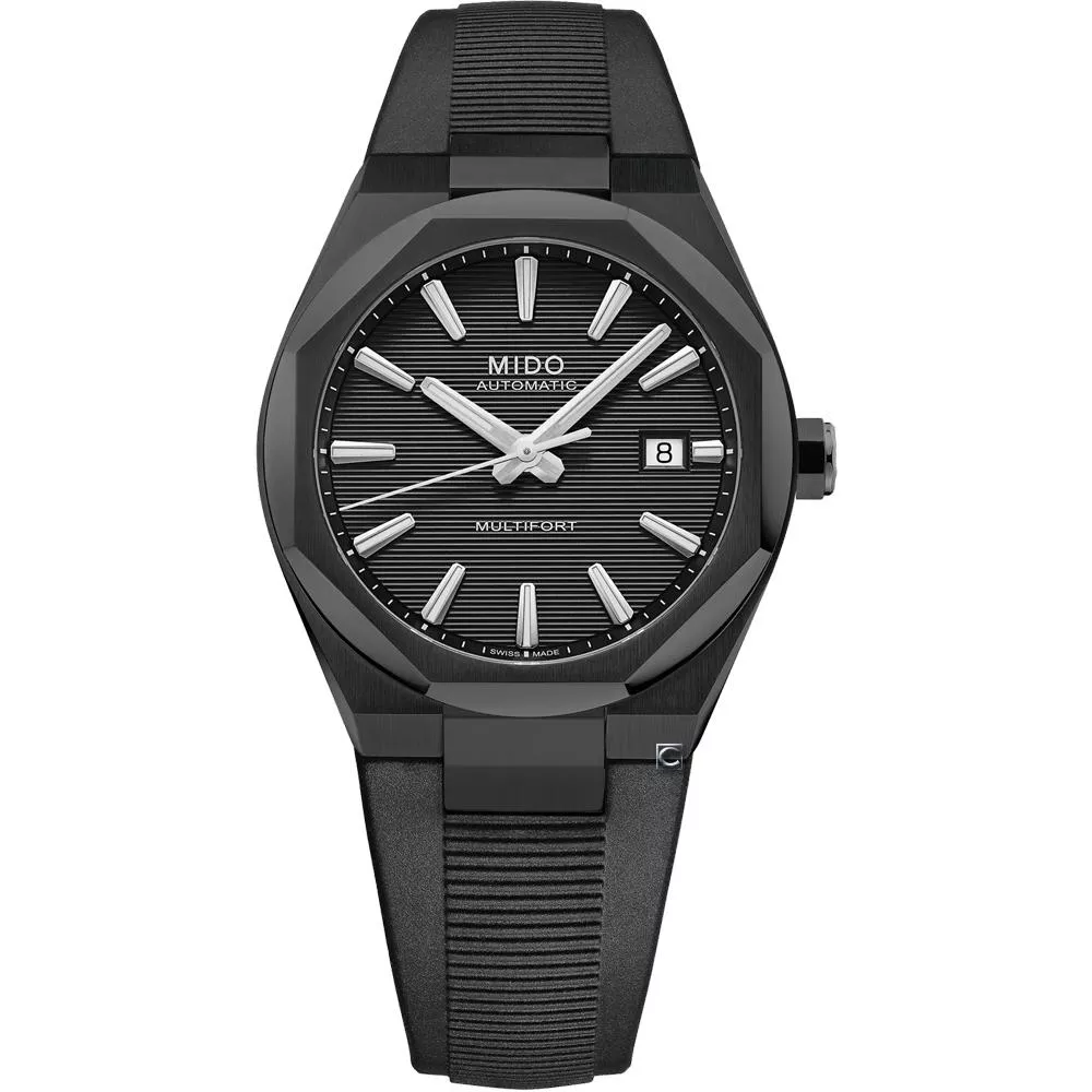 MIDO 美度 Multifort 8 One Crown-40mm黑 M0555073705100