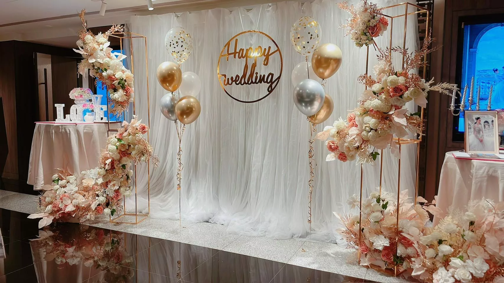 愛的框框泡泡布置方案