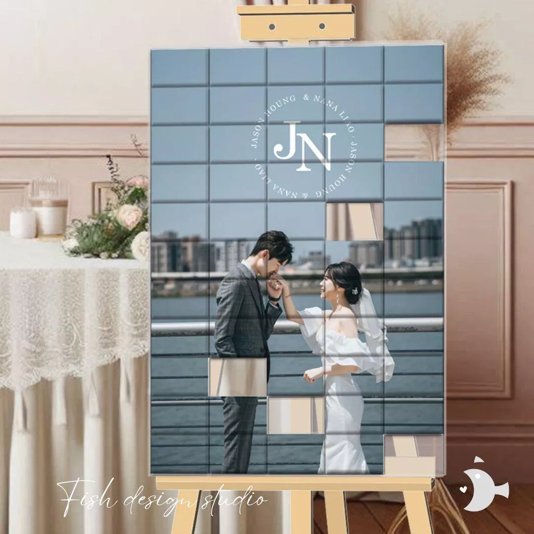 婚紗照拼圖留言板