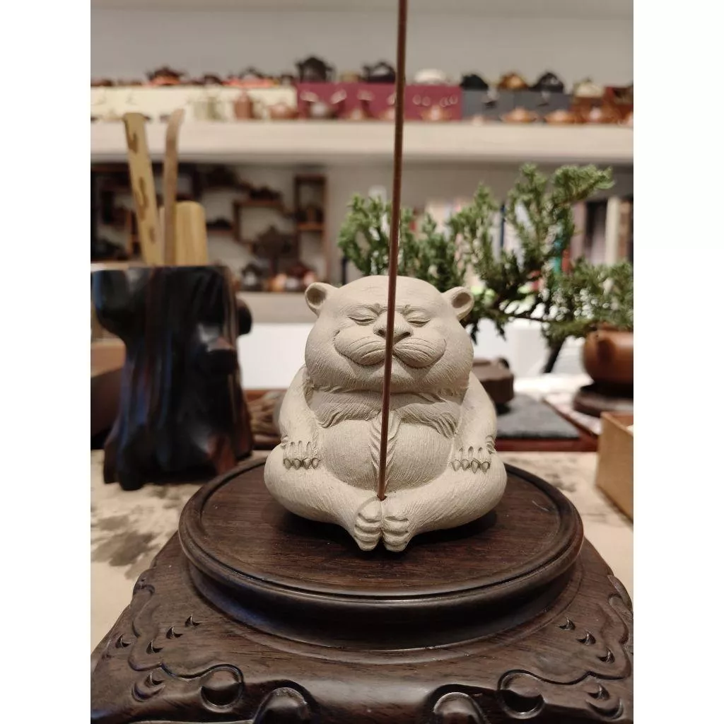 紫壺茗閣 宜興紫砂壺 紫砂茶寵香插