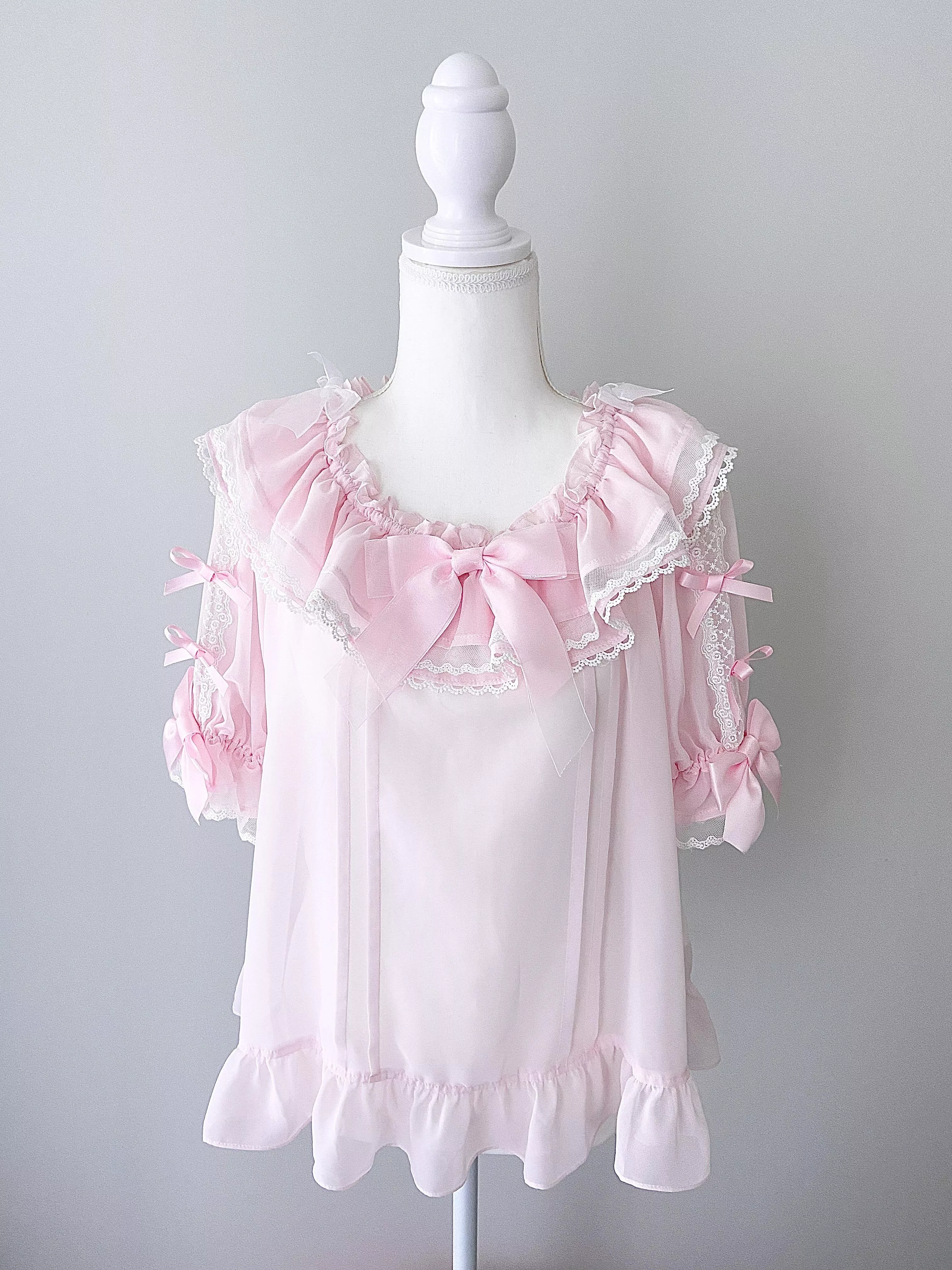 Fairy Floss Chiffon Blouse彩虹棉花糖雪紡上衣