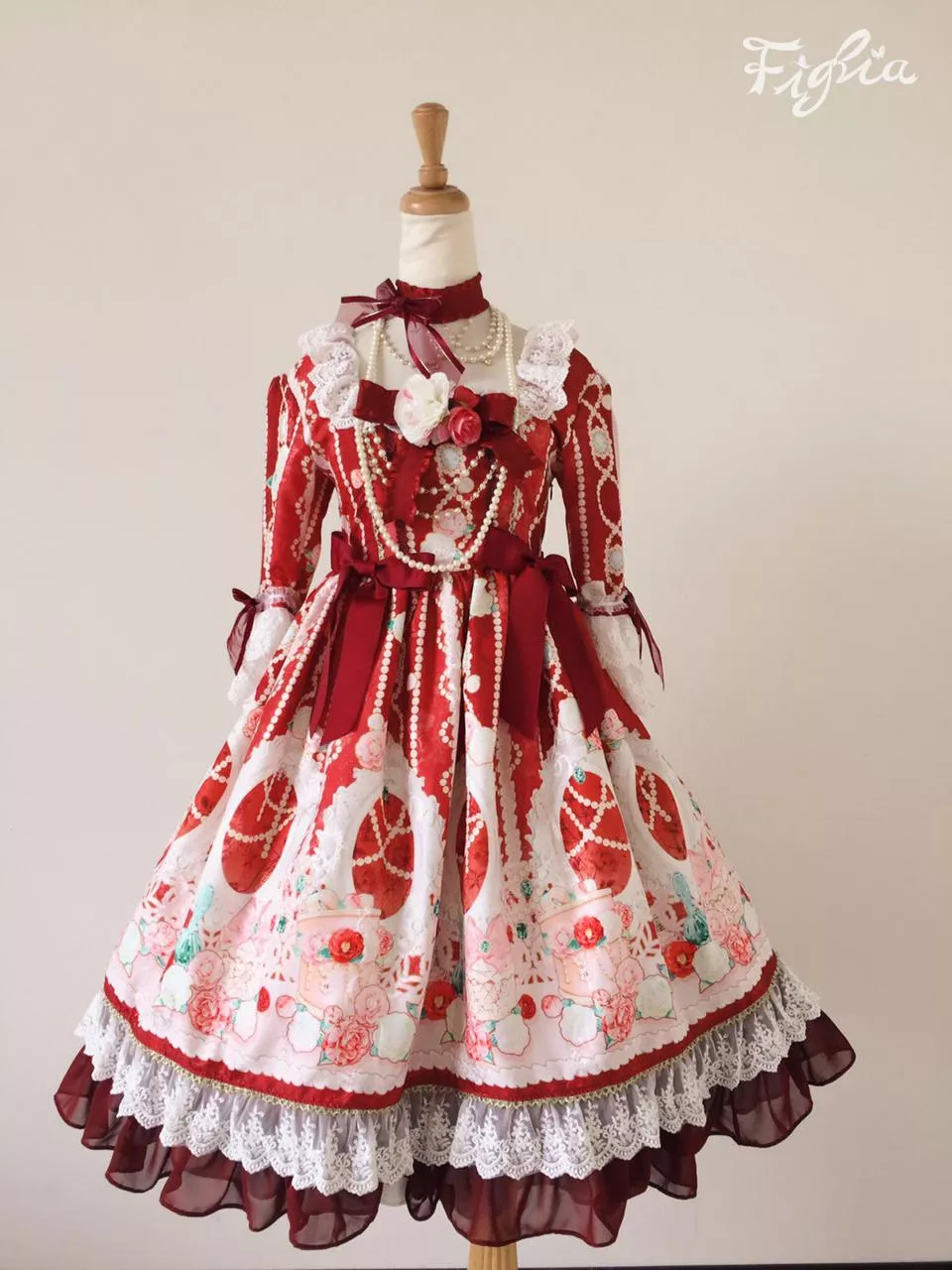 Camille in Love椿姬戀心短袖洋裝