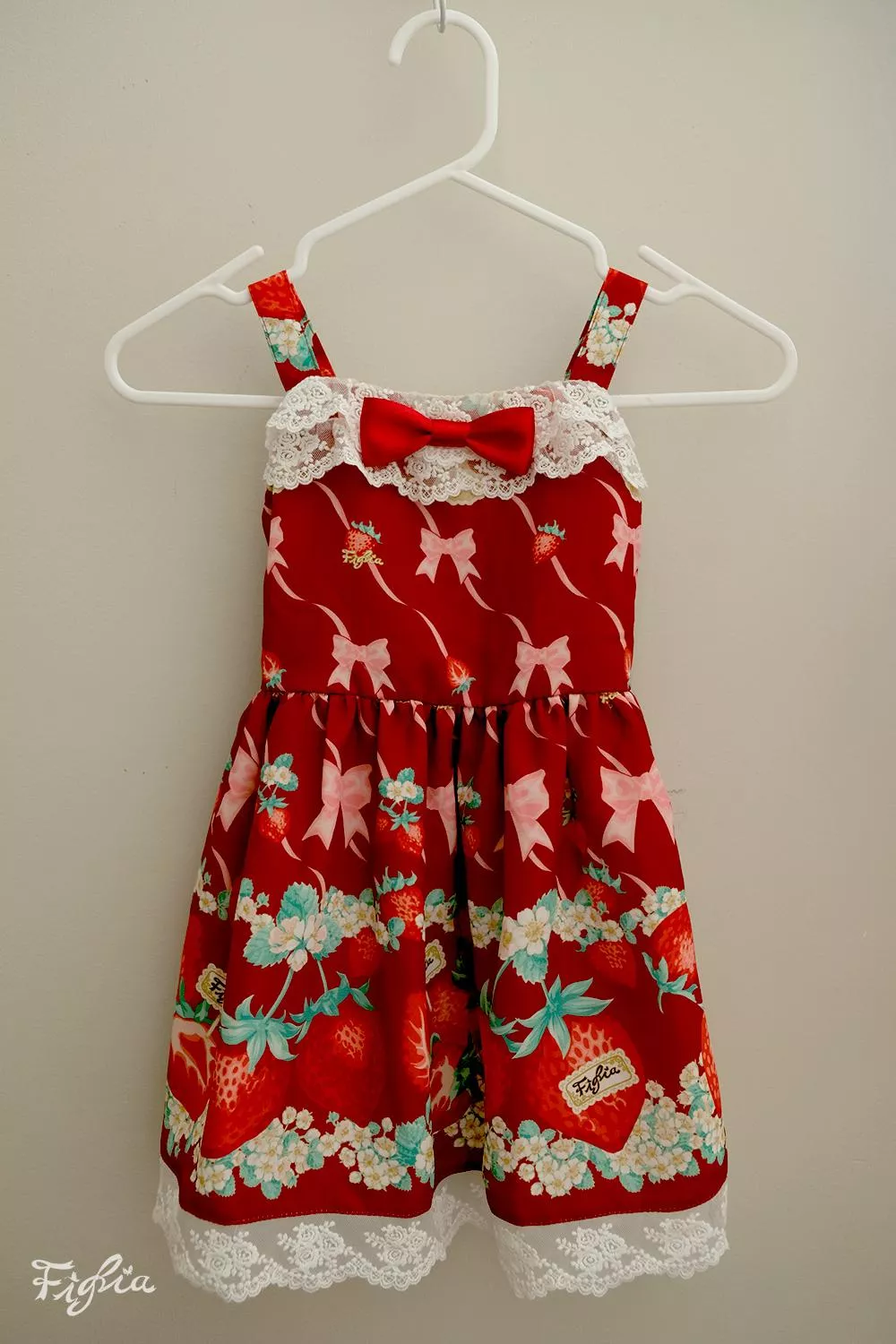 Strawberry Flowery JSK小女童背心洋裝