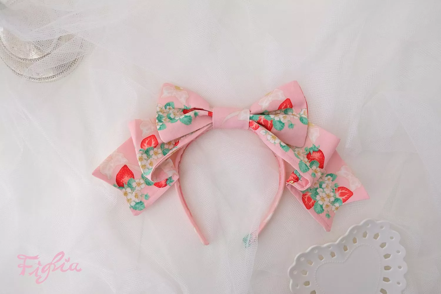 Flowery Strawberry KC草莓髮箍-5色