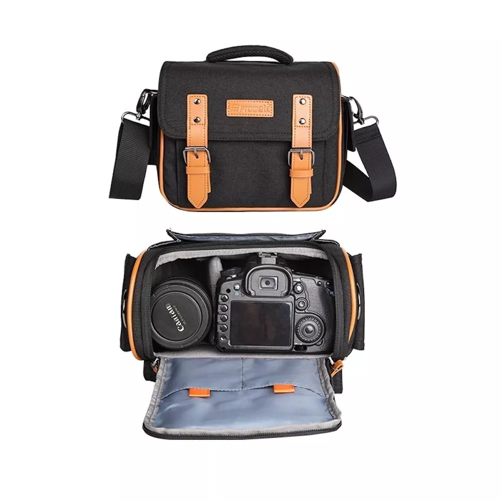 PROWELL 普樂威 WIN-22260 一機兩鏡相機包/休閒攝影包斜背包 側背包 附防雨罩