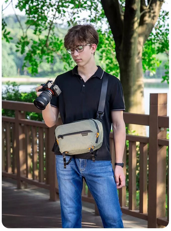 PROWELL 普樂威 WIN-23527 防潑水攝影包 單眼相機包 側背包 斜背包 可調隔板 可綁三腳架