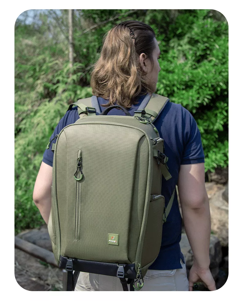 PROWELL 普樂威 WIN-23398 相機包 26L 大容量 攝影包後背包 2機多鏡內部自由收納 網紅創作者攝影器材包