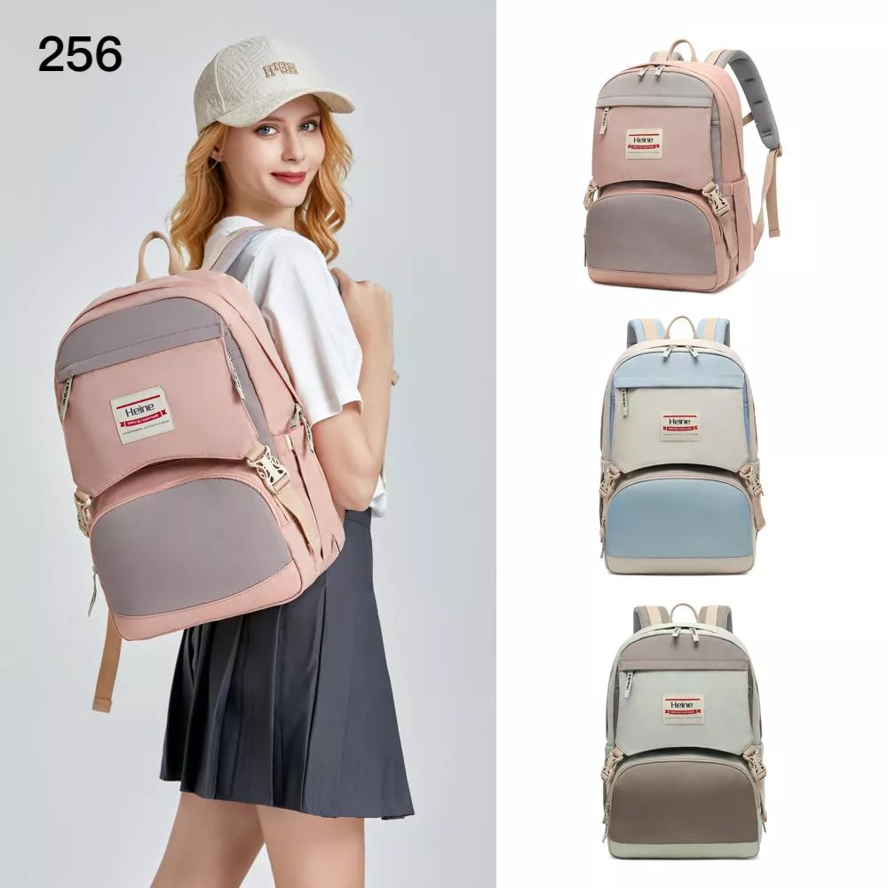 Heine 海恩 WIN-256 撞色尼龍後背包 女後背包 包包 媽媽包 待產包 育兒包 月子禮物